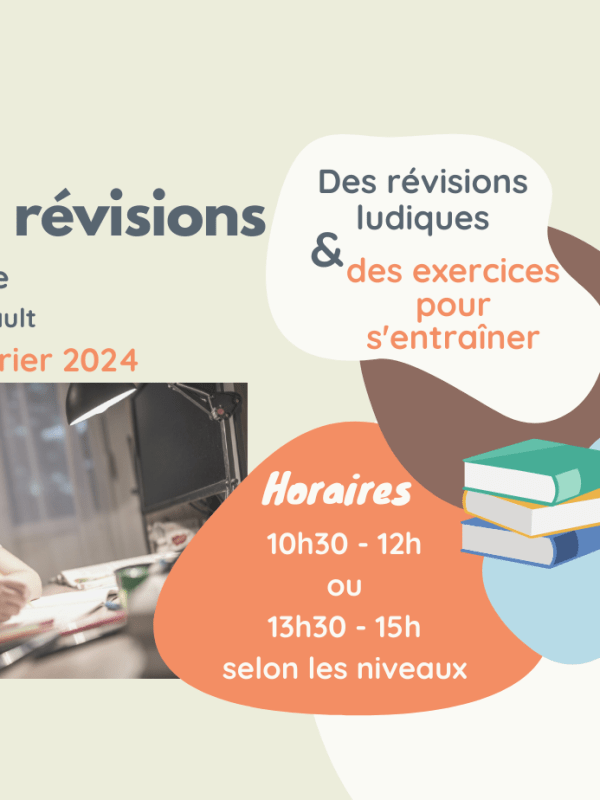 Stage de révisions – Hiver&nbsp;2024