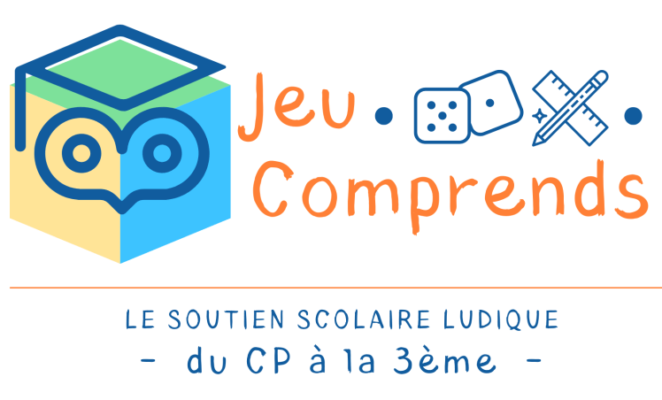 2024-Jeu Comprends soutien scolaire aide aux devoirs clermont l'herault - Logo carré