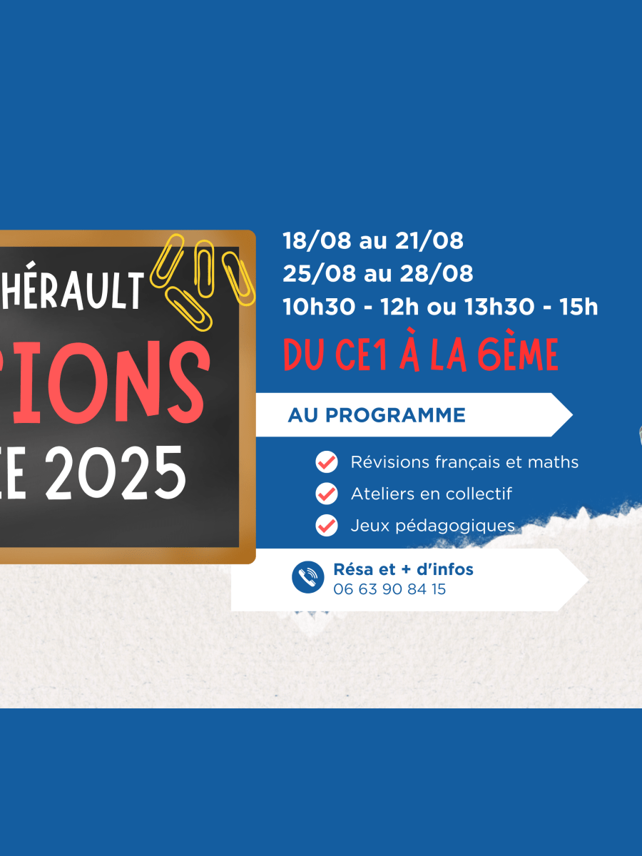 Stage de révisions – été&nbsp;2025